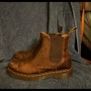 Brown Chelsea Doc Martens Boots